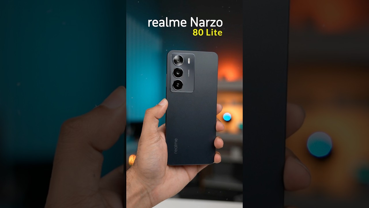 This is the realme Narzo 80 Lite 🔥