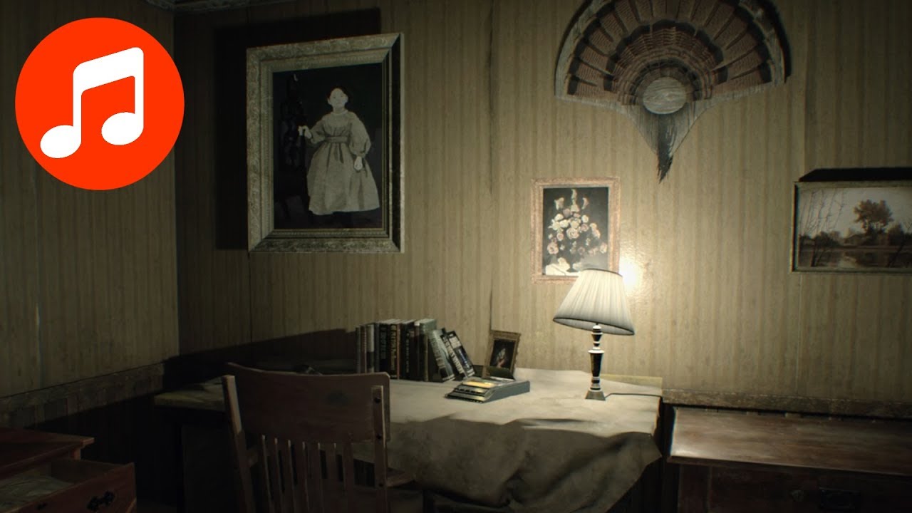 RESIDENT EVIL 7 Music 🎵 Save Room 10 HOURS (Relaxing Gaming Music | RE 7 Soundtrack | OST)