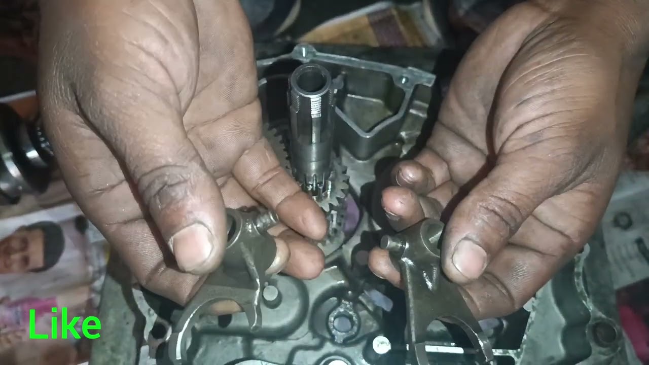 TVS Victor GL full gearbox fitting details jankari