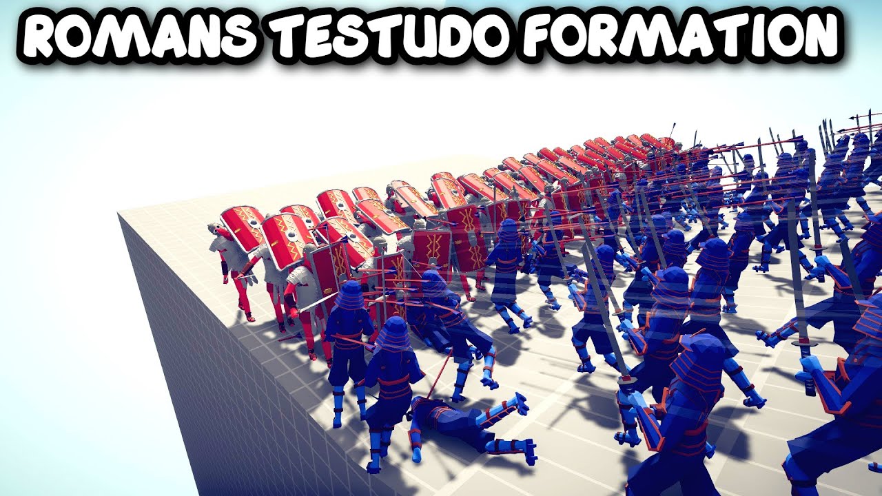 ROMANS TESTUDO FORMATION Vs EVERY UNITS - TABS - Totally Accurate Battle Simulator