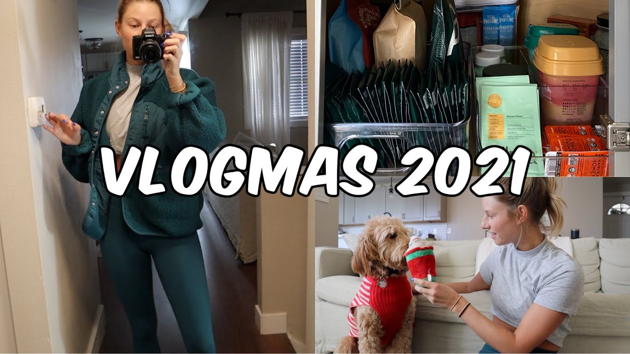 VLOGMAS DAY 6: Organizing my life + Working out + Cute coffee shop!