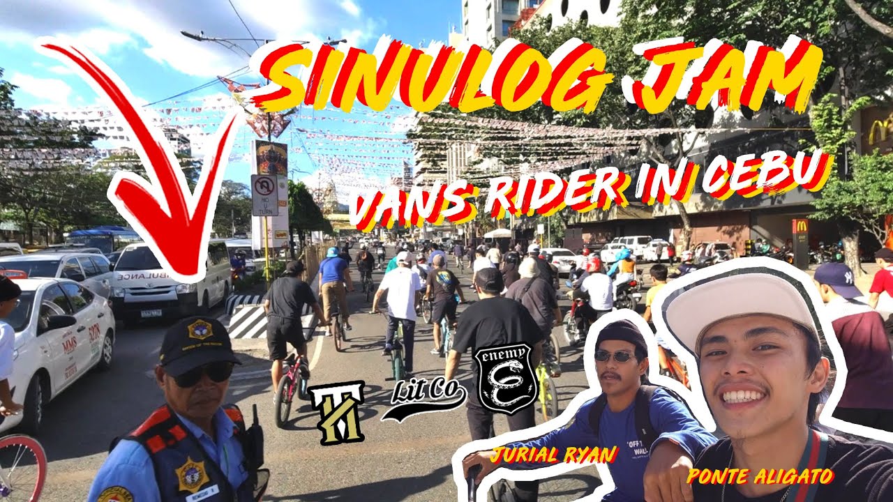 HUNDREDS OF BMX RIDERS FLOOD CEBU STREETS - SINULOG JAM 2020 - VLOG