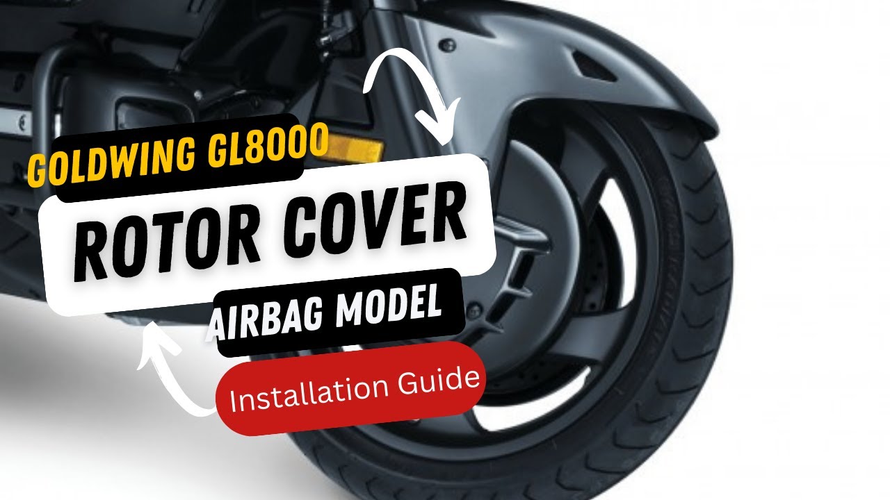 Expert Installation: GL1800 Rotor Cover on Honda Goldwing Airbag Model
