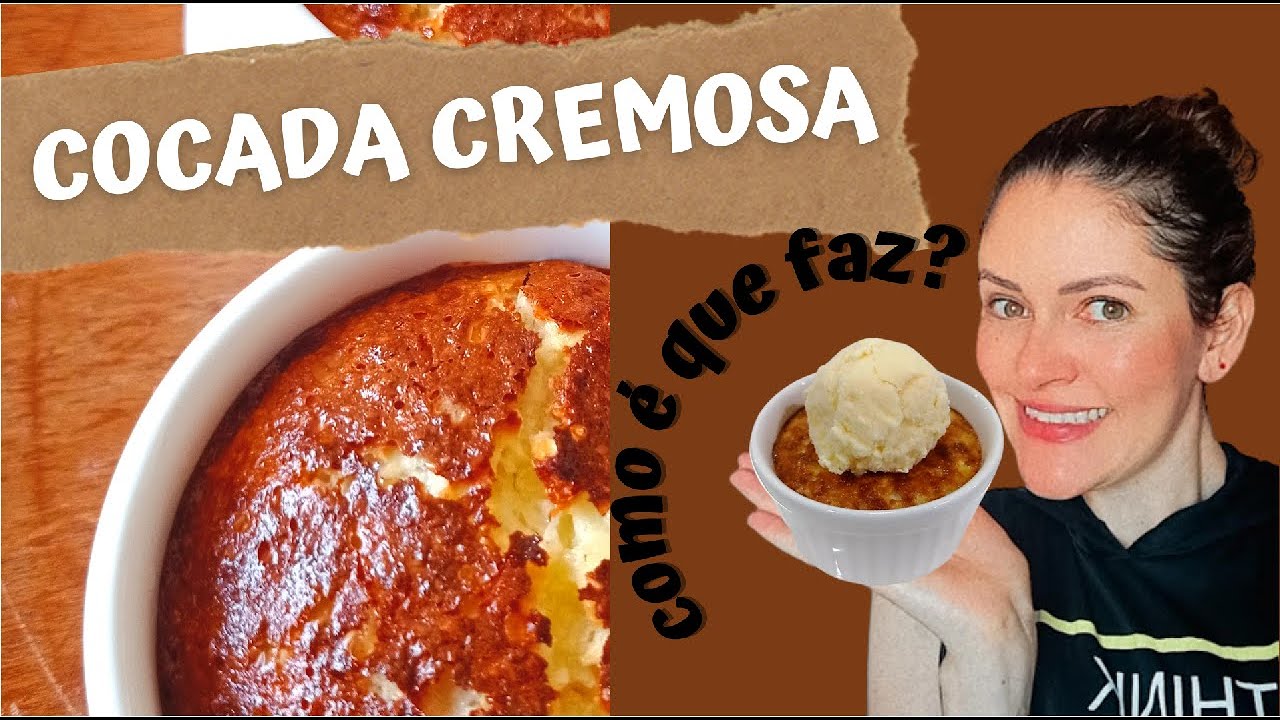 COCADA CREMOSA DO COCO BAMBU - Como é que faz? | Sobremesa fácil