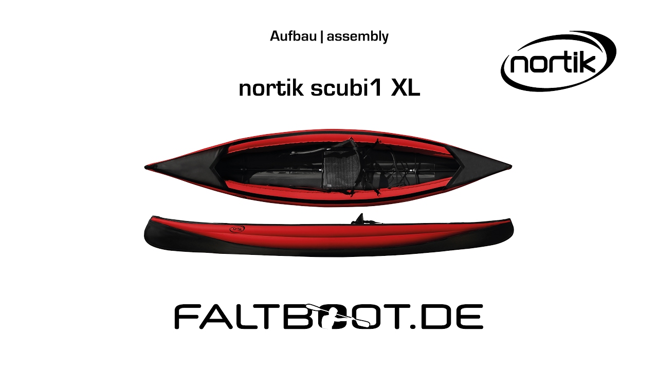 nortik scubi 1 XL Faltboot Aufbau