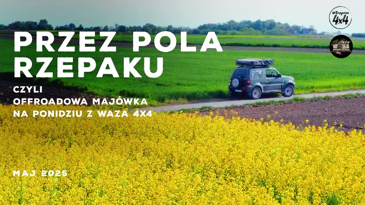 Przez pola rzepaku. Offroadowa majówka na Ponidziu