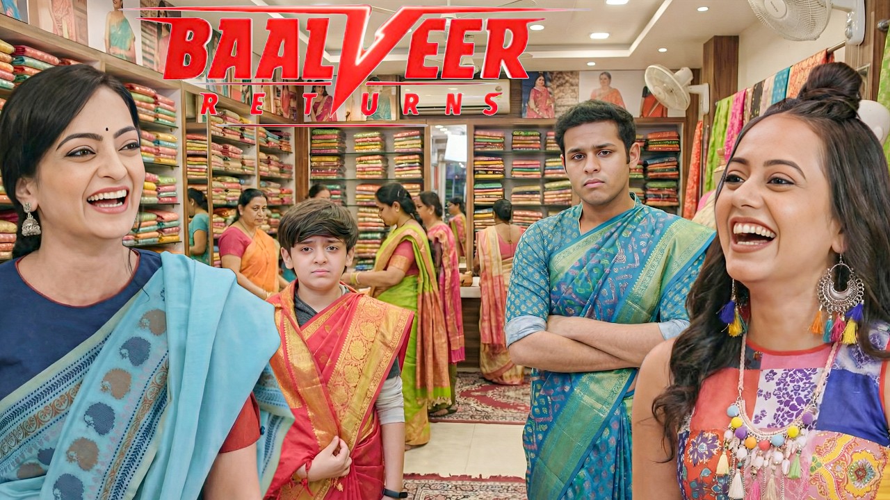 विवान और बालवीर को साड़ी पहने देख सबने उड़ाया मज़ाक || Baalveer Returns