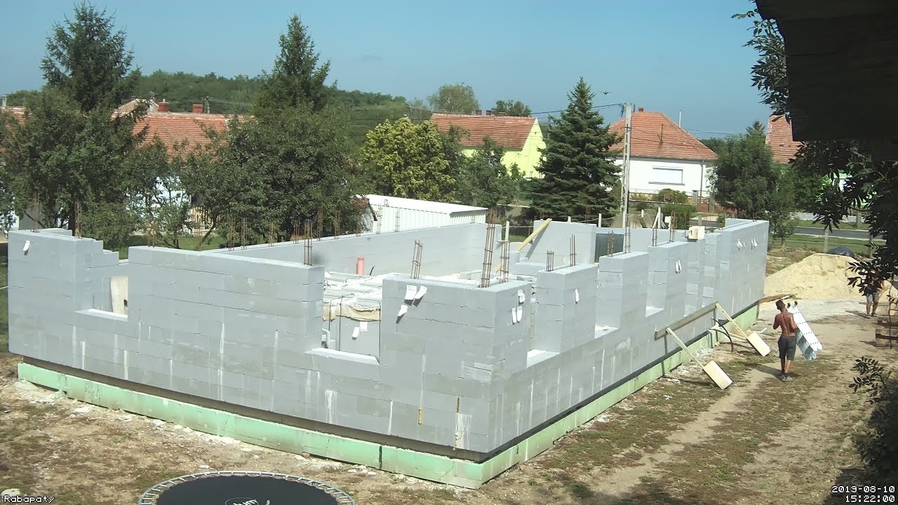 Építkezés Thermo-block-ból, 2019.08.10