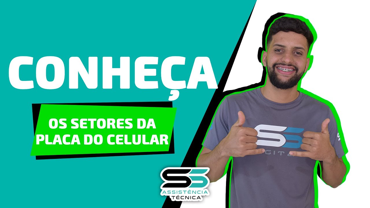 CONHE&Ccedil;A OS SETORES DA PLACA DE UM CELULAR!