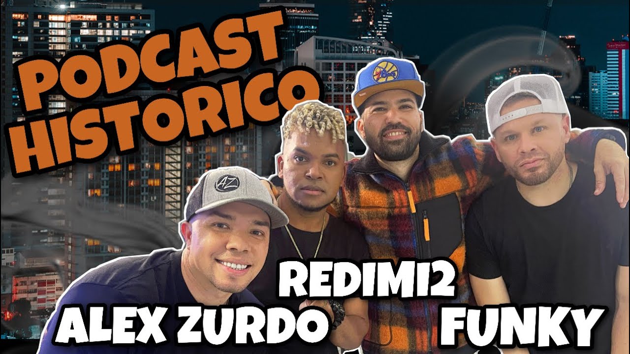Por primera vez en la HISTORIA REDIMI2, Alex Zurdo, Funky en un Podcast!!
