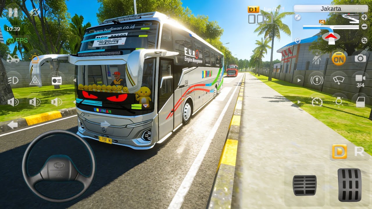 GOKIL! Bus Budiman Jakarta – Bandung Full Aksesoris 😱 | BUSSID