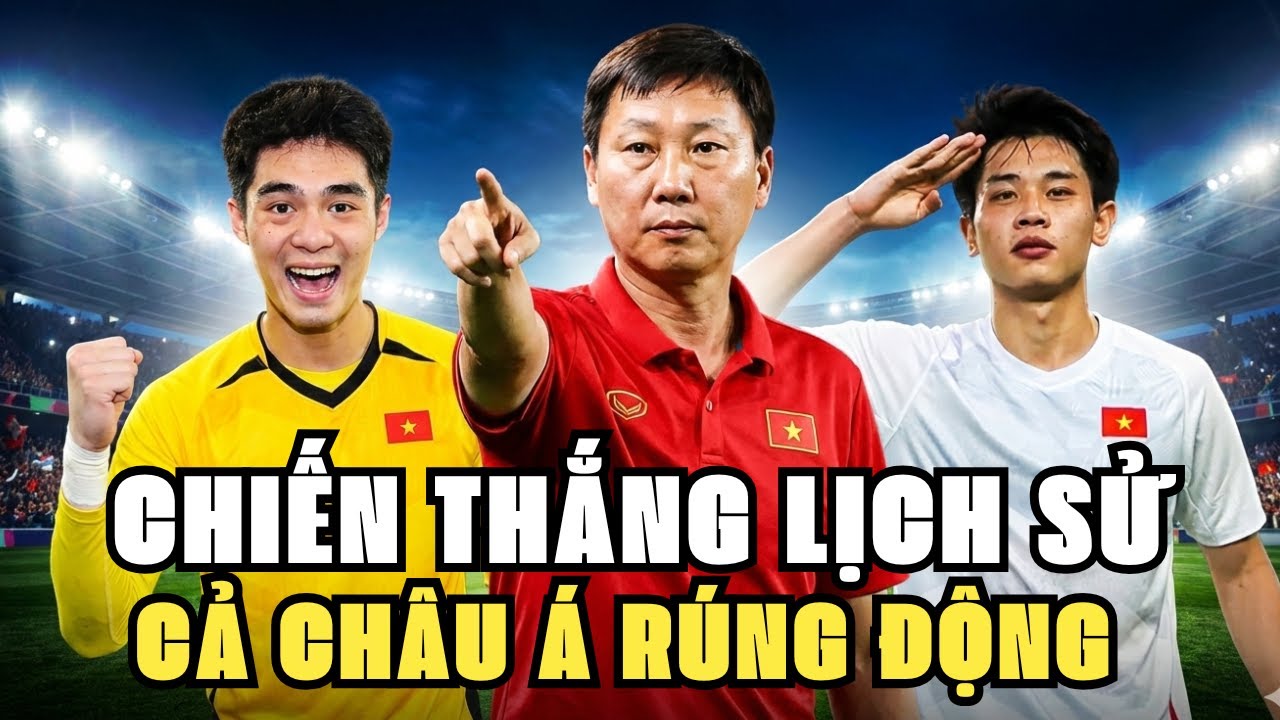 CẢ CHÂU Á SỐC KHI U23 VIỆT NAM HẠ U23 Ả RẬP: ĐÌNH BẮC&TRUNG KIÊN CHIẾM SPOTLIGHT, HLV KIM LẬP KỶ LỤC