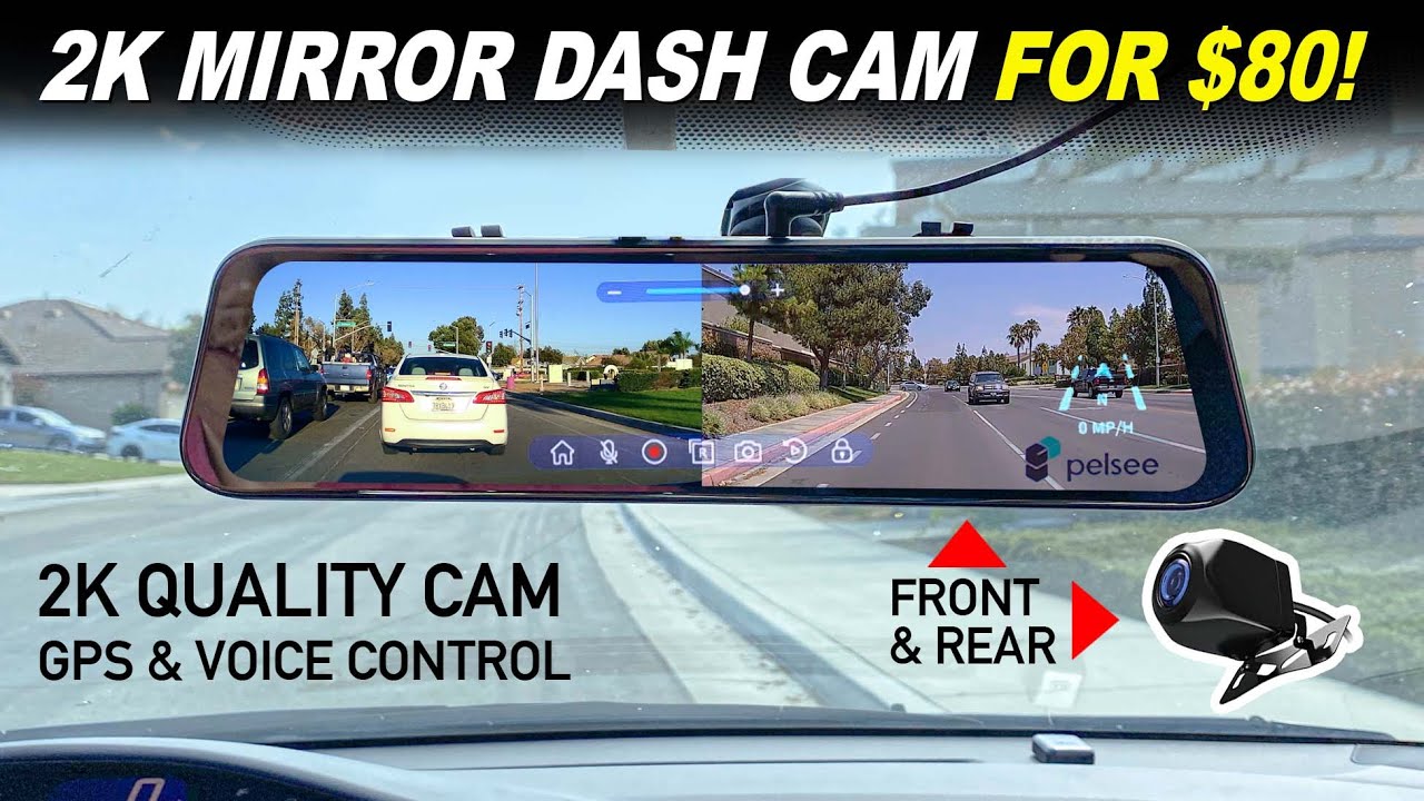 High Quality Mirror Dash Cam for $80! (Full Installation & Review) #dashcam