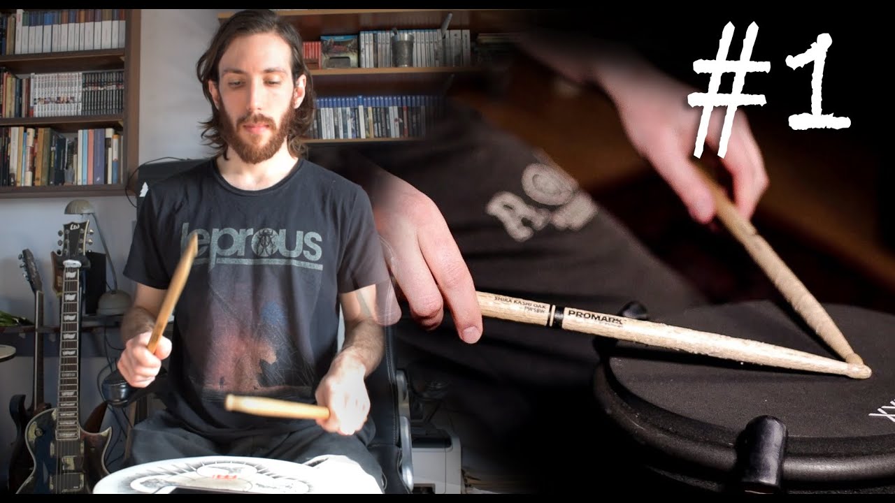 Ejercicios con el pad #1: mas velocidad en el 2y2 / golpe doble / double stroke roll