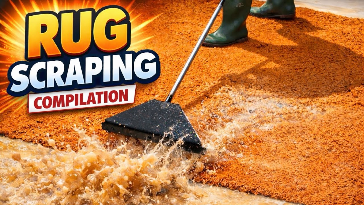 Plain Rug dirty water Scrape Compilation #30 || OddlySatisfying Video