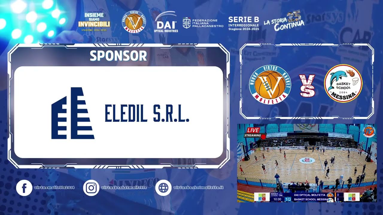 Virtus Molfetta- Ecojump Messina Basket School 