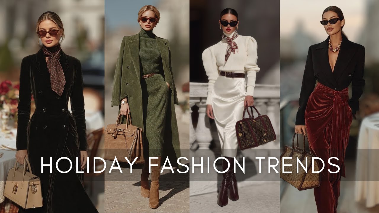 Holiday Fashion Trends 2025 | Golden Glamour Styles You Need to Try!