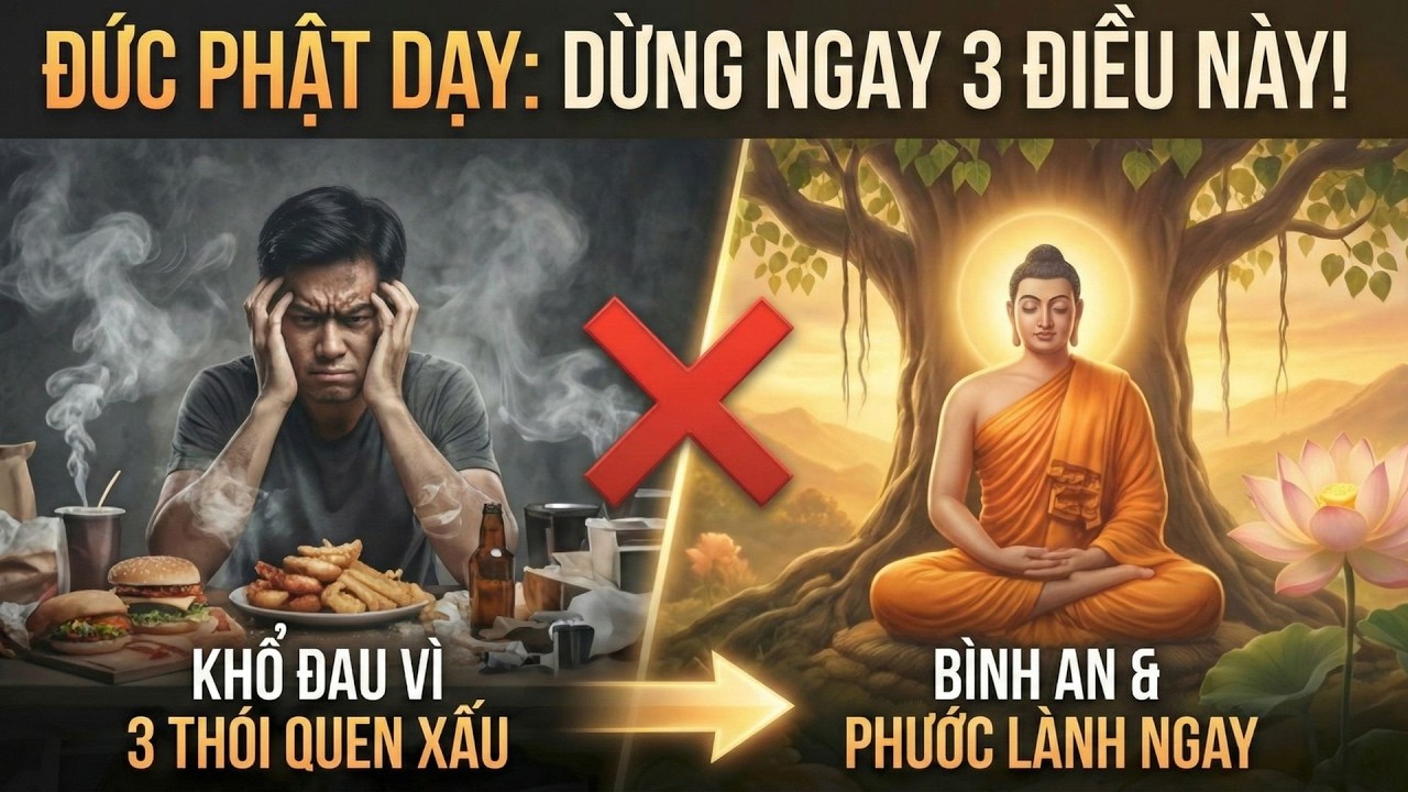 Phật Dạy: 99% Người Đang Mắc 3 Thói Quen Này Mà Không Biết Mình Đang Mất Phước