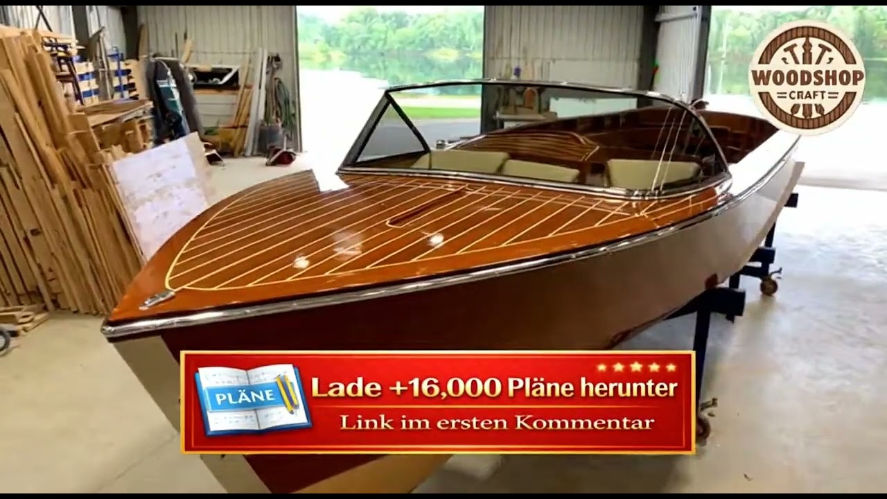 Atemberaubende Bootsbau-Pläne für Anfänger: Bau dein eigenes Runabout Boot!