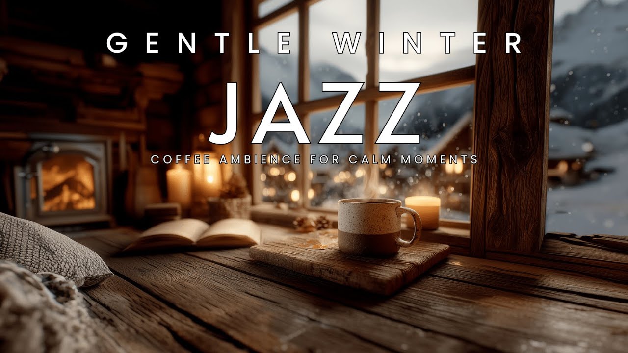 Gentle Winter Jazz Café | Smooth Jazz & Coffee Ambience for Calm Moments
