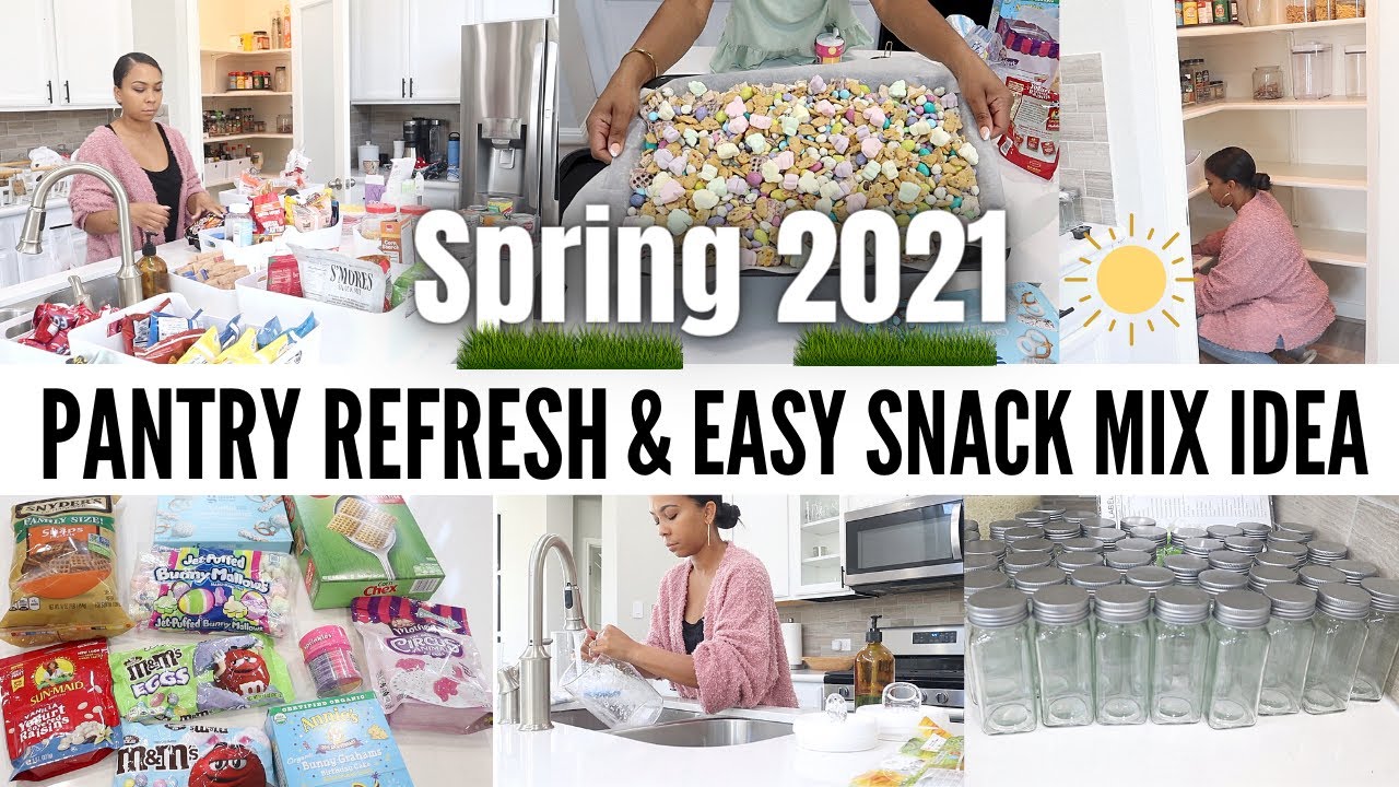 PANTRY ORGANIZATION! SPRING CLEANING 2021 | HOW TO ORGANIZE YOUR PANTRY