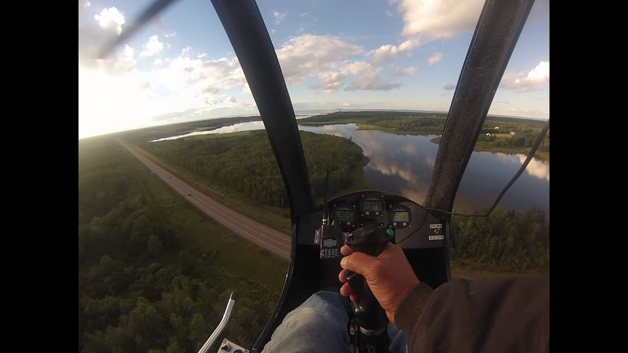 CAP-PELE helicopter flight with mosquito XE