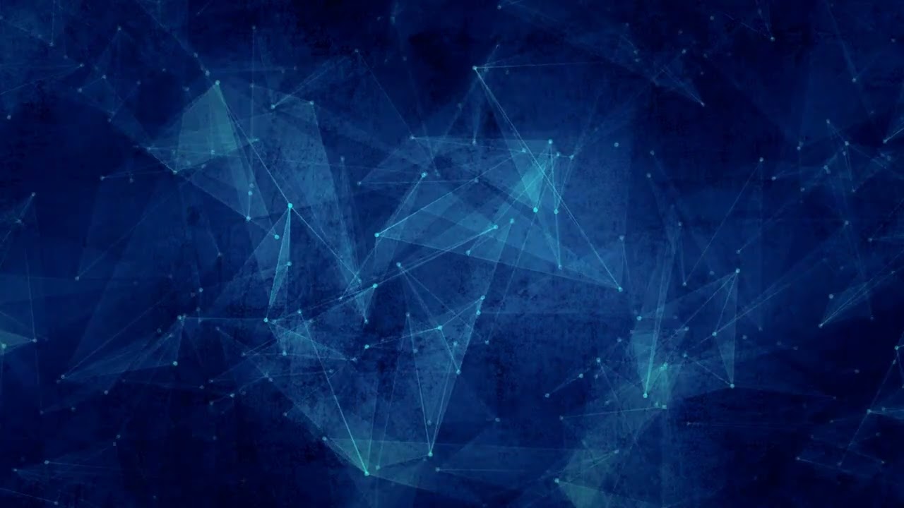 Screensaver || Blue Triangle Particle Animation Background Loop || Royalty Free || No Copyright.