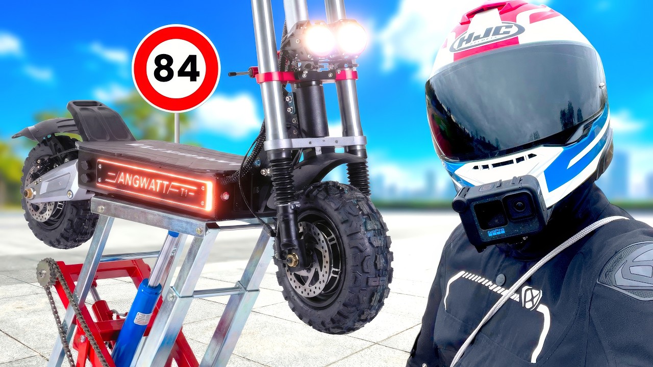 6000W de folie ! Test complet trottinette électrique Angwatt T1 3.0