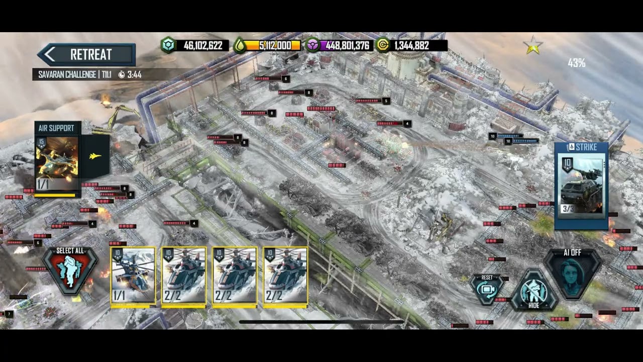 War Commander: Rogue Assault - Special Op (September 2022, T11.1) [T10 Helis + Titanus, 2 runs]