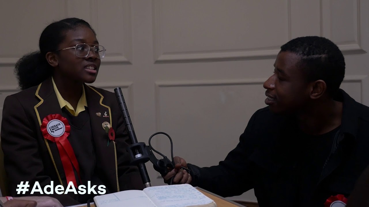 #AdeAsks...Our students if they think we should lower the voting age
