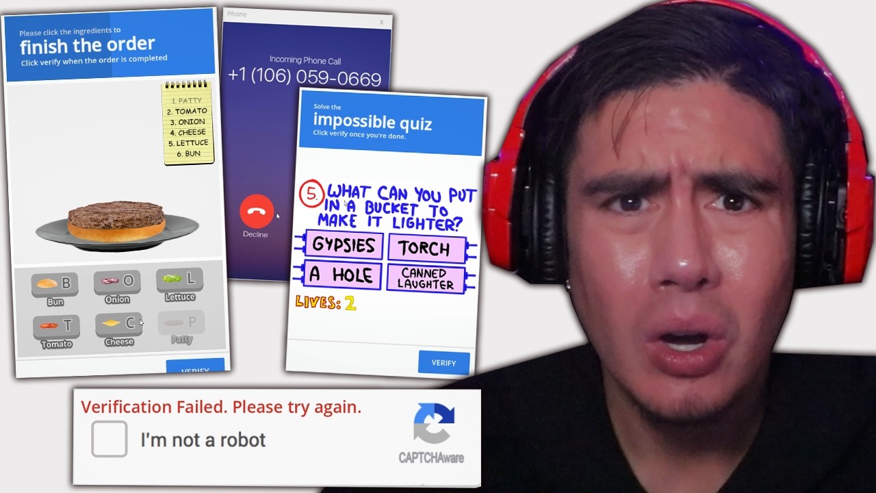 I NEED TO PROVE IM HUMAN TO BEAT THIS GAME BUT THIS IS SO RIDICULOUS I MIGHT JUST BE A BOT