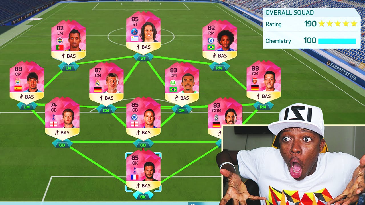 THE IMPOSSIBLE  FULL PINK FUT DRAFT !!!! FIFA 16 FUT DRAFT CHALLENGE
