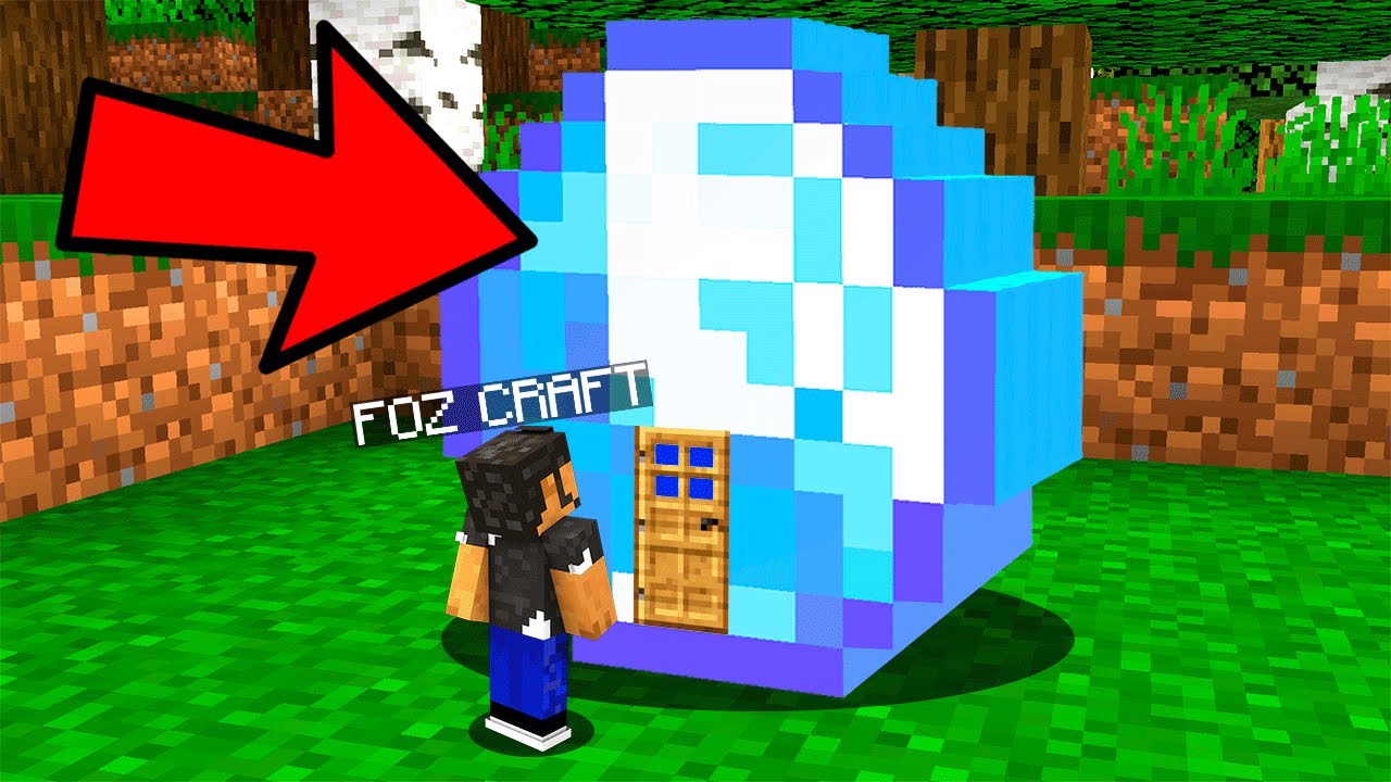 Hice una CASA DENTRO DE UN DIAMANTE en Minecraft! 😨