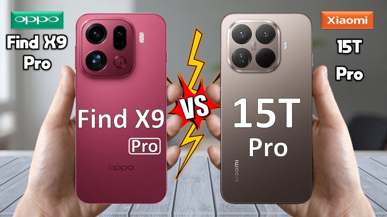 Oppo Find X9 Pro Vs Xiaomi 15T Pro - Full Comparison 🔥 Techvs