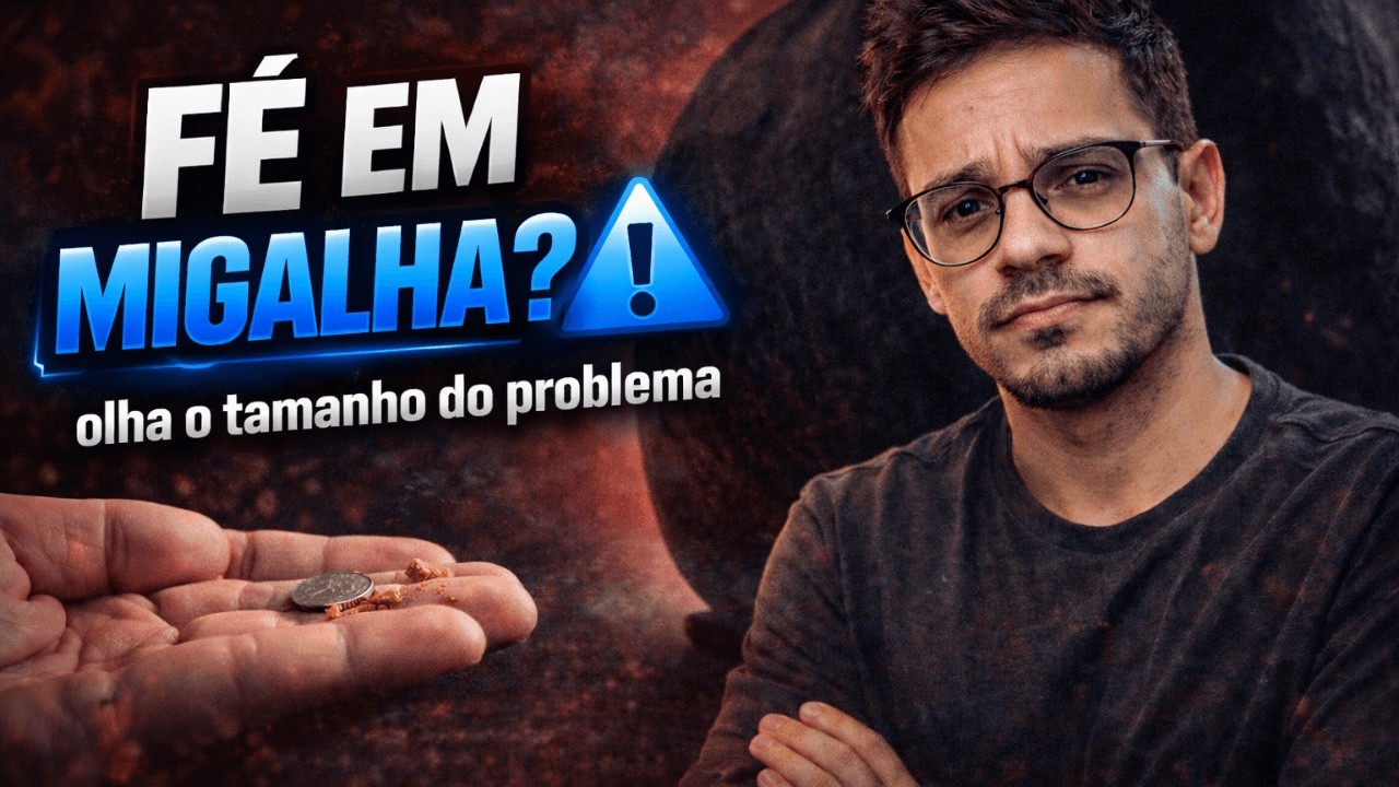 Colocar fé em migalha não resolve problema grande