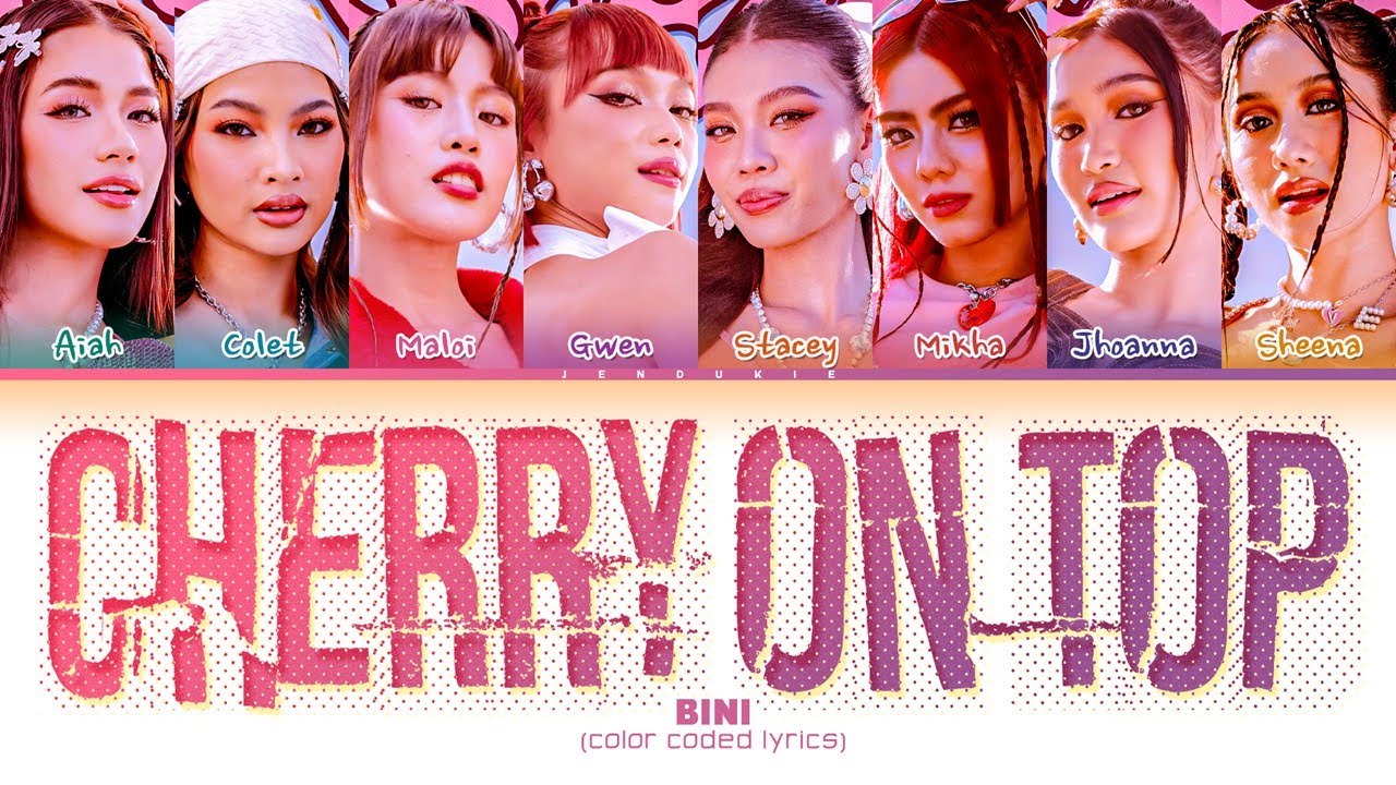 BINI 'Cherry On Top' Lyrics (Color Coded Lyrics)