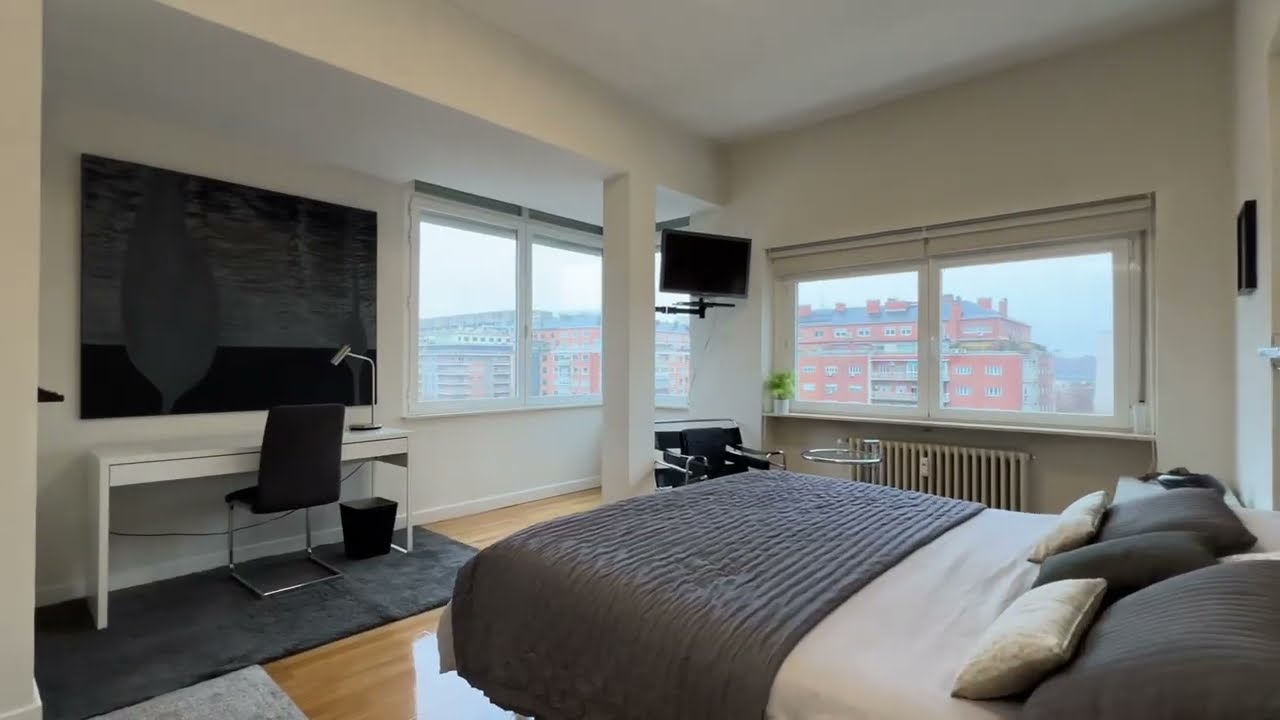 Visita Privada Alquiler - Elegante piso de 3 dormitorios con vistas panorámicas a la Castellana