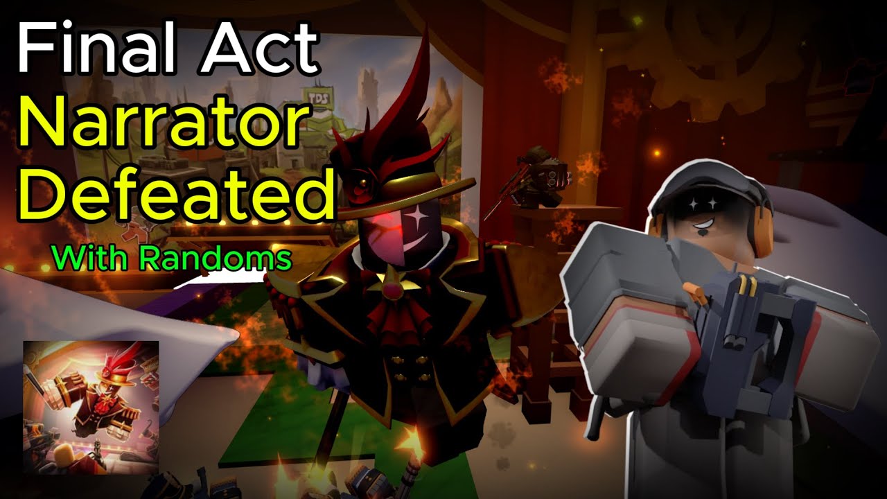 Beating the Final Act Event with Randoms was Painful - Roblox Tower Defense Simulator