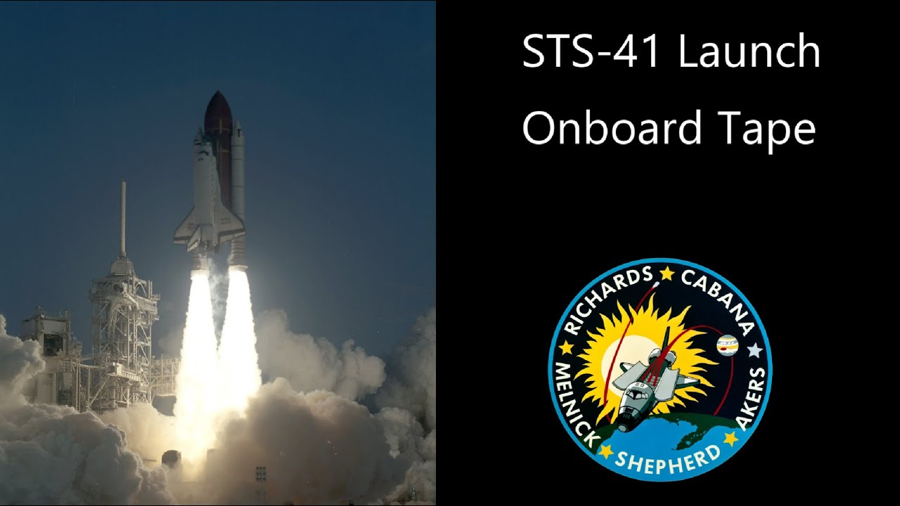 STS 41 Launch Onboard Tape - What Did Astronauts Hear Inside the Space Shuttle During Launch?