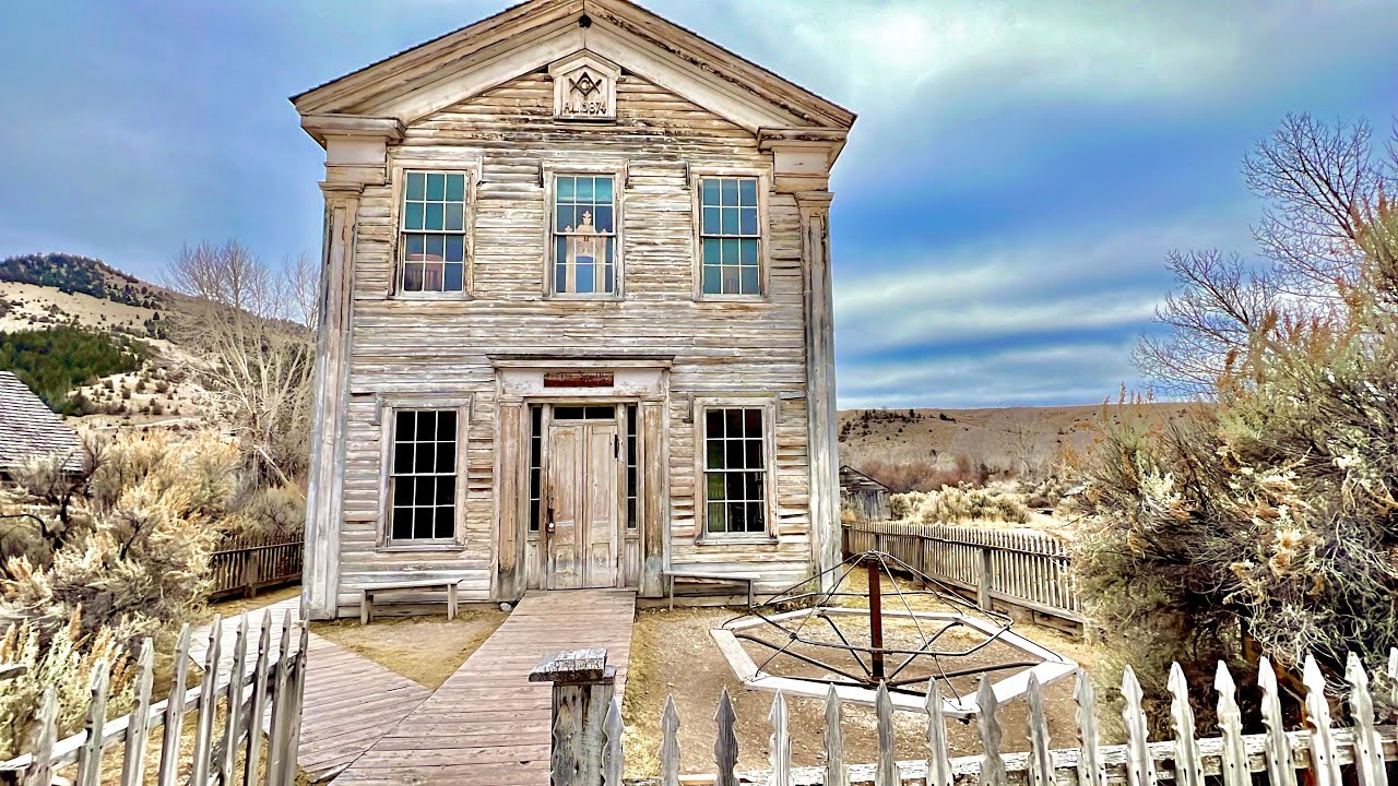 Exploring The Ghost Town Of Bannack Montana.