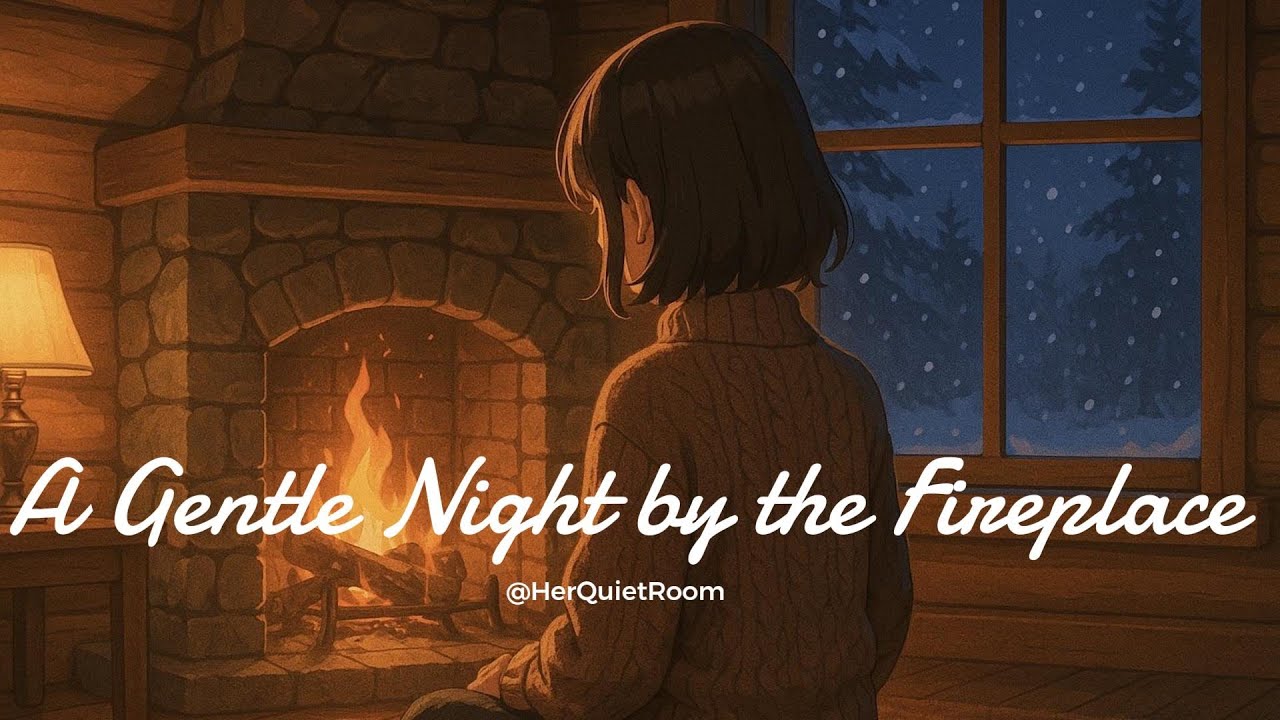 Cozy Winter Cabin Lo-Fi – A Gentle Night by the Fireplace