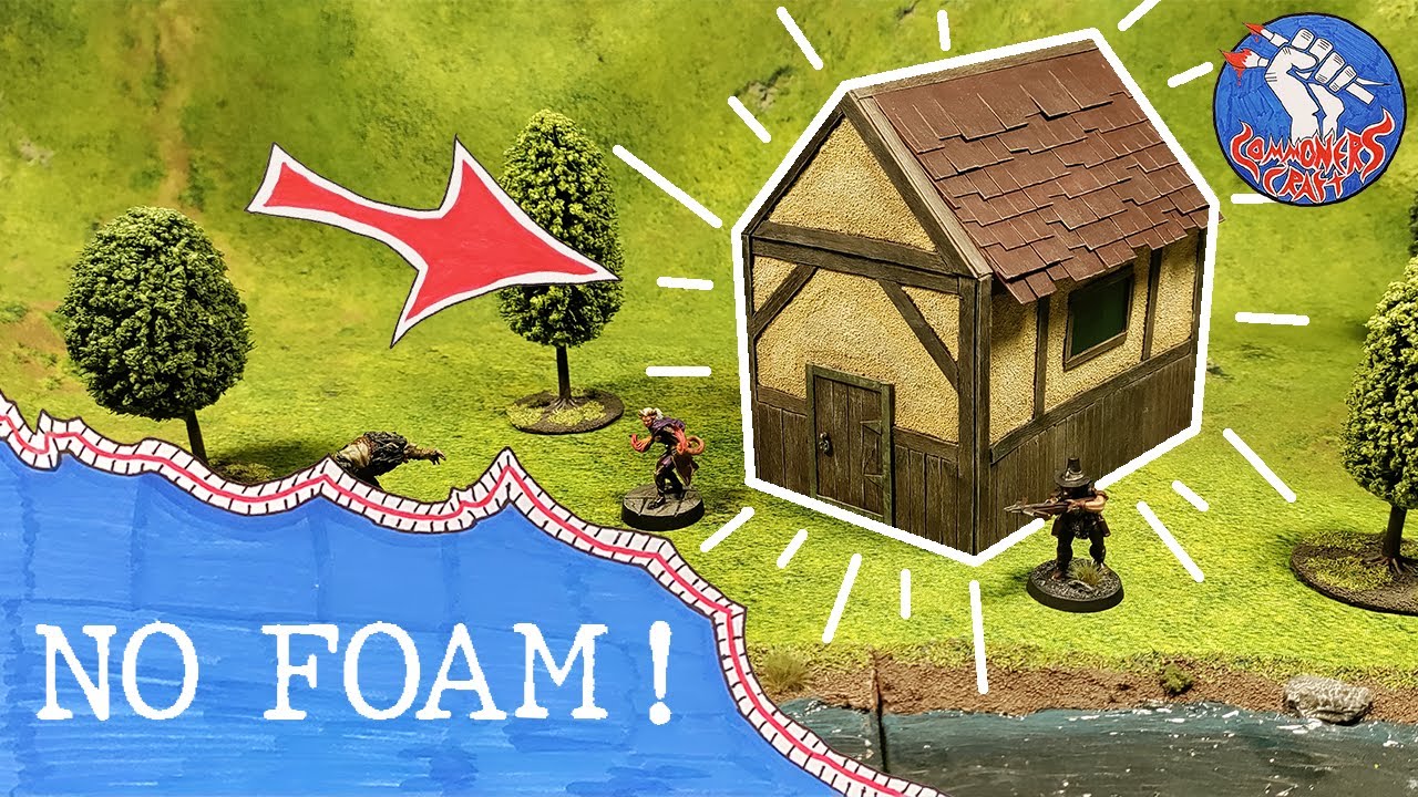 Fantasy House - How to craft a simple house for D&D and Wargaming | DIY