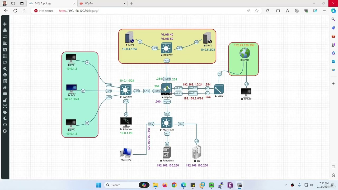 Palo Alto Firewall - Vulnerability Profile Lab