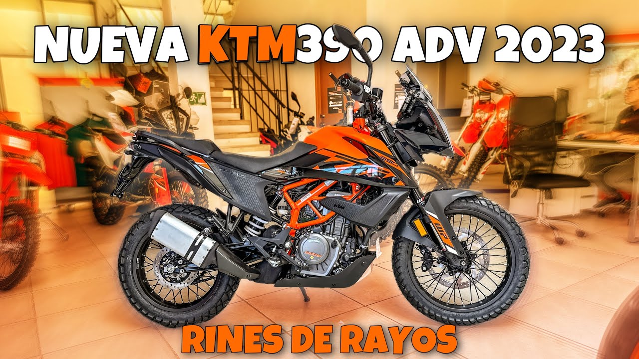 Asi es la NUEVA KTM 390 ADVENTURE 2023 🇲🇽😱 con Rines de Rayos