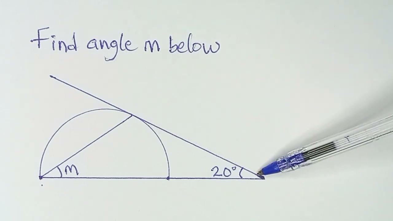 Special Circle Geometry Question || Simplified Video Explanation