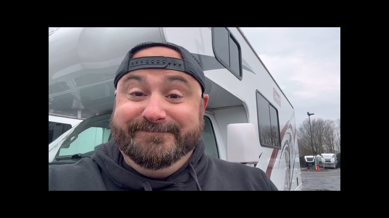 Bringing the RV home.