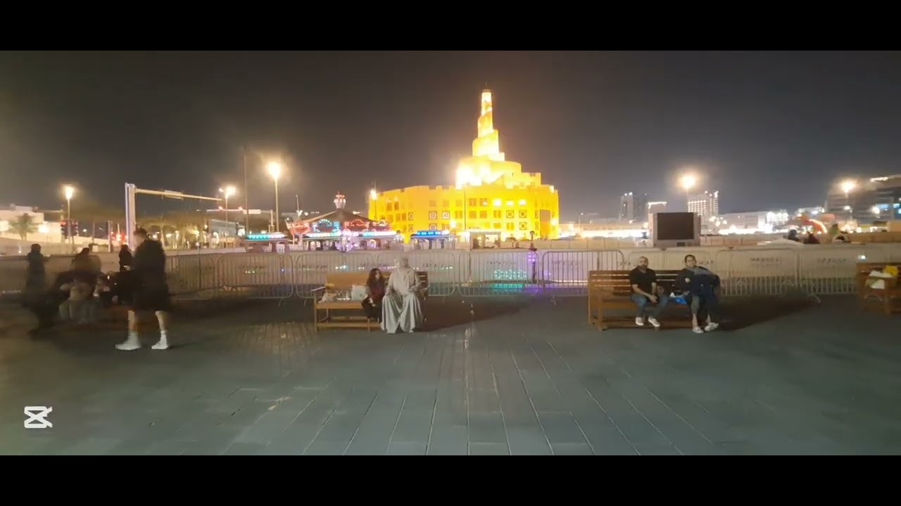 Front View of Souq Waqif | Doha’s Historic Marketplace #SouqWaqif #DohaLandmarks #QatarHeritage
