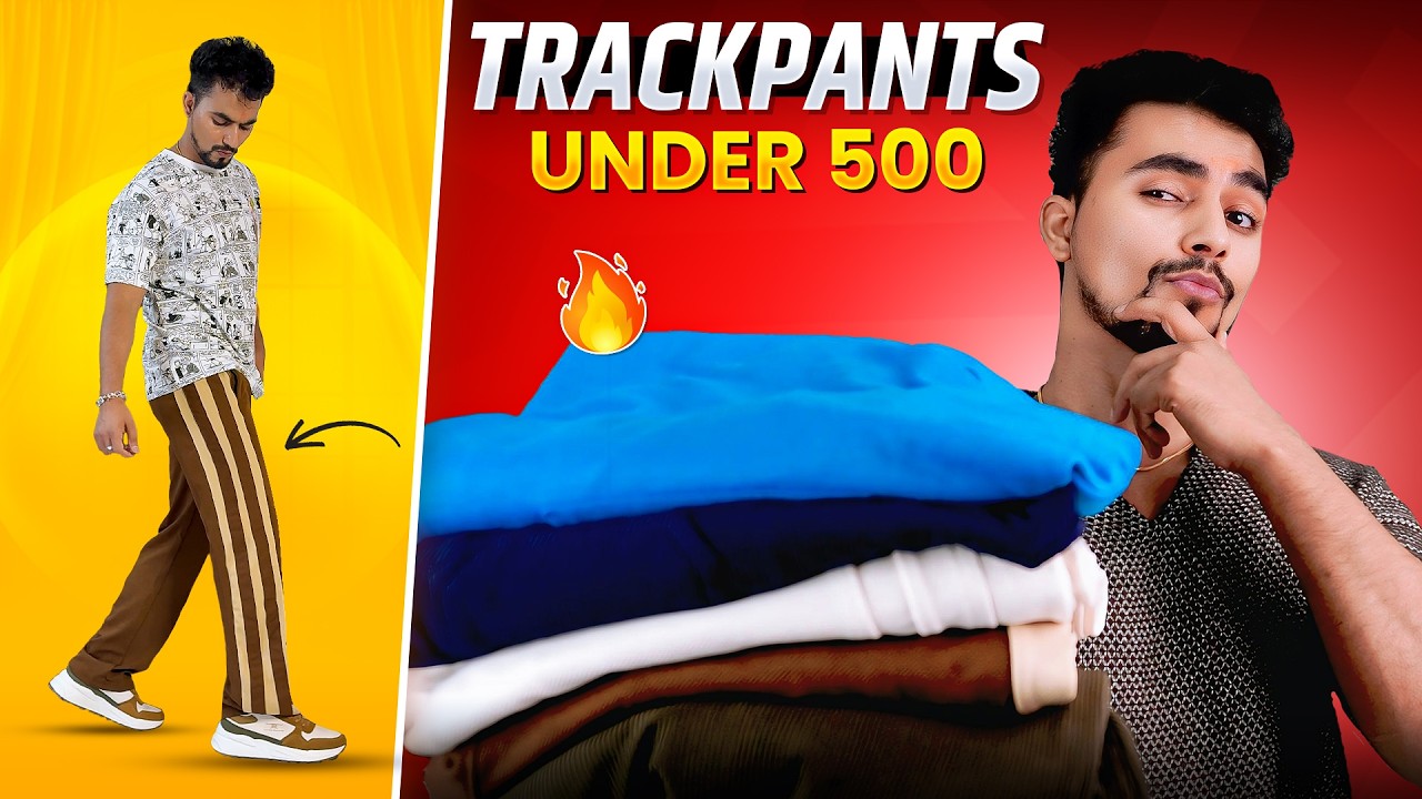🔥Under 500 - TRACKPANTS CHALLENGE🔥| 5 Best for GYM/College/Everyday Wear