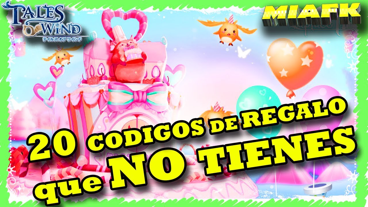 🚀ToW! 20 INCREIBLES CODIGOS de regalo que NO TE PUEDES PERDER de Tales of Wind!