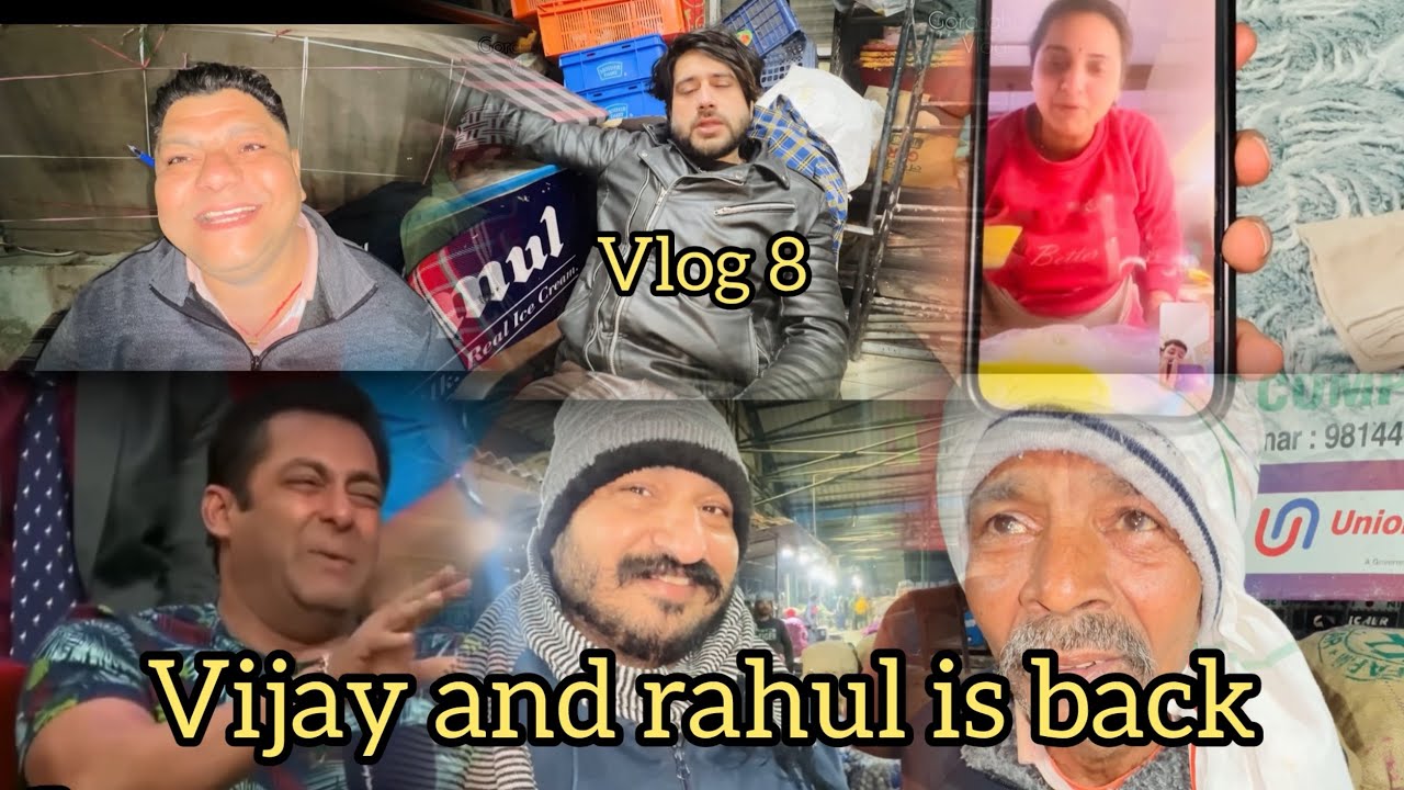 Vlog 8  meet with amritsari naan and rahul is back
